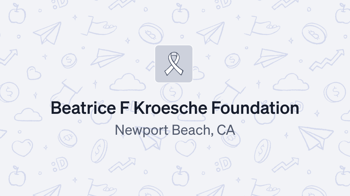 Donate to Beatrice F Kroesche Foundation 33 0960158 using Daffy