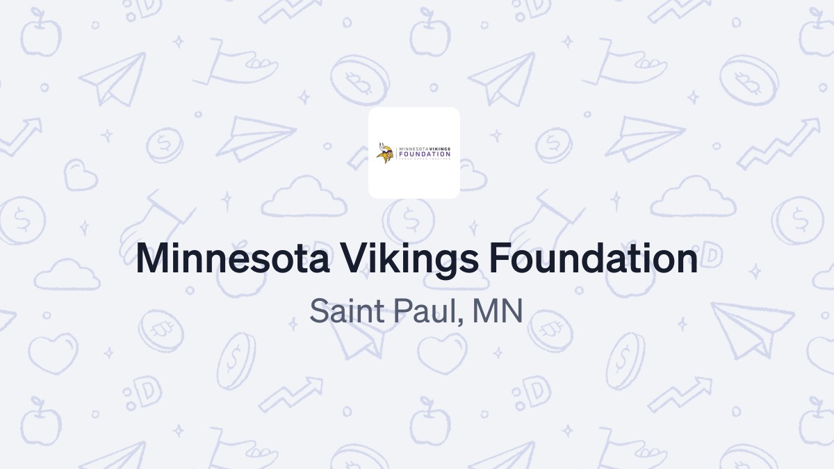 Donate to Minnesota Vikings Foundation (81-4465275) using Daffy